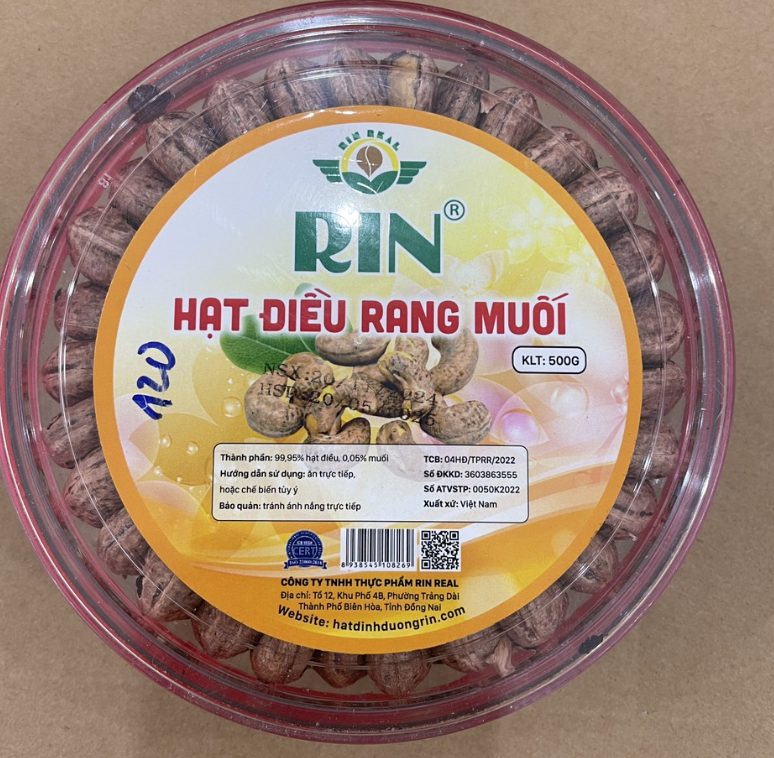Hạt Điều Rin 500g
